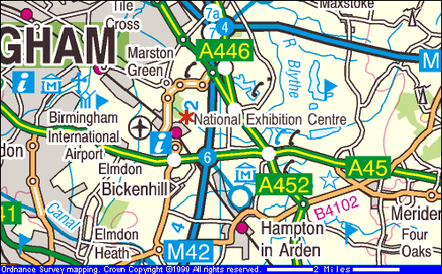 Map of NEC
