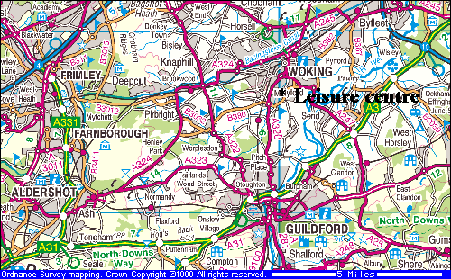 Woking map